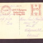 Ansichtskarte Kopenhagen Thorvaldsens Museum - Kongress M Stpl / n. Wien 1930