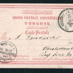 Dt. Auslandspostämter Türkei Ansichtskarte Konstantinopel 1898