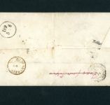 Württemberg MiFr 11a , 12a , K2 Cannstatt 2 , unterfrankiert + nachfrankiert