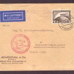 DR Zeppelin Südamerikafahrt 1930 n. Buenos-Aires , Belgrano - EF MiNr 424