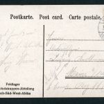 Ansichtskarte Deutsch Südwestafrika - Feldlager Schutztruppen , Swakopmund 1907