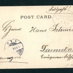 Deutsche Kolonien Deutsch Südwestafrika Feldpost Seepost Linie 1904, AK Monrovia