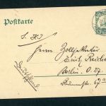 Ganzsachen Kamerun Kribi nach Berlin 1911