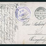 Feldpostkarte Soldatenheim Warschau 1916 nach Köln