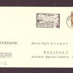 DR Drucksache : Zeppelin Ausstellung Konstanz - Maschinen Stpl n. München 1938