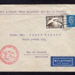 DR Zeppelin MiFr MiNr. 439 Friedrichshafen - Rio, Südamerikafahrt 1930