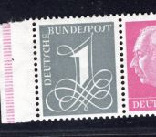 Deutschland, Bund Zusammendruck Michel Nr.: W17 + W18, postfrisch