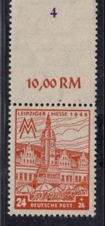 Sow. Besatzung SBZ Michel-Nr. 5Zd und 7XA postfrisch