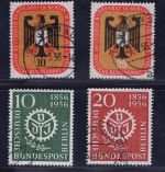 Berlin Michel Nr. 136 - 139 gestempelt