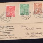 Berlin FDC Michel Nummer 88 - 90 Berlin Sonderstempel