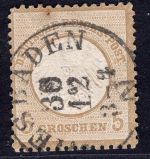 Deutsches Reich Michel Nr. 6 gestempelt