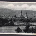 Ansichtskarte Ohrdruf Gesamtansicht gelaufen 1941 Feldpost