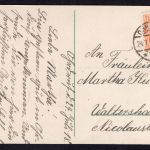 Ansichtskarte Ohrdruf Marktplatz gelaufen 1918