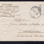 Ansichtskarte Grußkarte Ostern, Prägekarte Aichstetten 1904