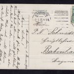 Ansichtskarte Ein glückliche Neues Jahr 1913 gelaufen Mannheim