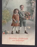 Ansichtskarte Geburtstag gelaufen 1923