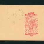 Zeppelin Vertragsstaatenpost Danzig via Frankfurt Kassel Fahrt 1939