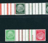 Dt. Reich Zusammendruck KZ17 - KZ19 postfrisch