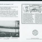 Zeppelin Gedenkblatt 50 Jahre Landung Luftschiff LZ 127 Bielefeld