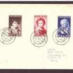 Saar Brief - MiFr - MiNr. 338 - 340 - Volkshilfe Saarbrücken n. Zürich 1951