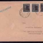 Berlin Mischfrankatur Zonen Berlin Charlottenburg 10.09.48 n. Hamburg geprüft