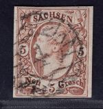 Sachsen Michel-Nr. 12 e gestempelt