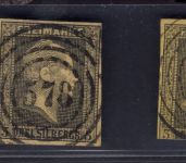 Preussen Michel-Nr. 4 Farben/Stempel