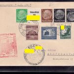 DR Zeppelin Beleg Deutschlandfahrten 1939 - Eger Zeppelinlandung im Sudetenland