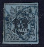 Hannover Michel Nummer 4 gestempelt
