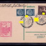 DR Zeppelin Beleg Deutschlandfahrten 1939 - Eger Zeppelinlandung - mit MiNr 699