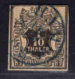Hannover Michel-Nr. 3 gestempelt