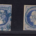 Hannover Michel-Nr. 15 gestempelt 2 Marken