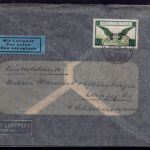 Schweiz Luftpost - Zürich nach Leipzig 1935