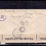 Italien Zensur Brief - Genua / Rapallo nach Dresden 1942