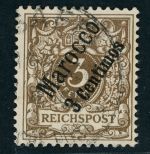 Deutsche Auslandpostämter Marokko Michel-Nr. 1 gestempelt