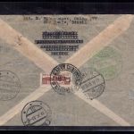 Brasilien Zeppelin Beleg Einschreiben über Berlin n. Budweis 1933