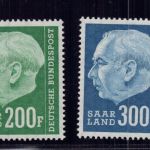 Saarland Michel Nummer 427 + 428 postfrisch