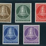 Berlin Michel Nummer 101 - 105 postfrisch