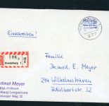 Bund Block 3 auf Einschreiben Rndsburg n. Wilelmshaven 1964