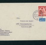 Berlin Michel Nummer 81 Einzelfrankatur Stuttgart 1951
