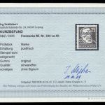 DDR Michel Nummer 334vaXII postfrisch - Kurzbefund