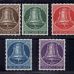 Berlin Michel Nummer 101 - 105 postfrisch