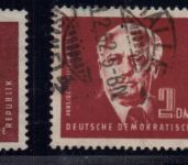 DDR Michel Nummer 254 a, ba, ca, bb gestempelt