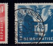 DDR Michel Nummer 284 + 285 gestempelt