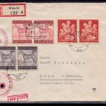 Brief : Österreich Zensur Einschreiben - Wien n. Chur / Schweiz 1943