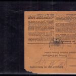 Bayern MeFr Paketkarte Mi.Nr. 83 I Bayreuth n. Apolda 1911