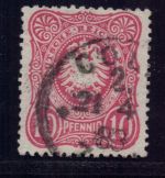 Deutsches Reich Michel Nummer 41 IV PLF gestempelt + geprüft