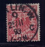 Deutsches Reich Michel Nummer 47 IV PLF gestempelt + geprüft