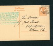 Deutsches Reich Ganzsache P112 Trarbach - Löbau 1918