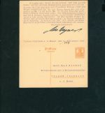 Deutsches Reich Ganzsache P112 Trarbach - Löbau 1918